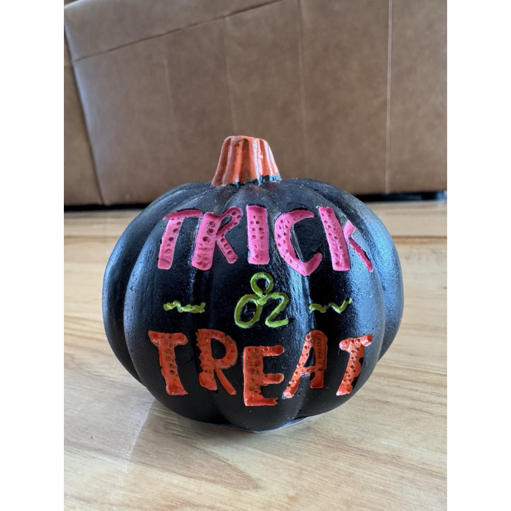 Ashland Electric Halloween Trick Or Treat Pumpkin Tabletop Decor